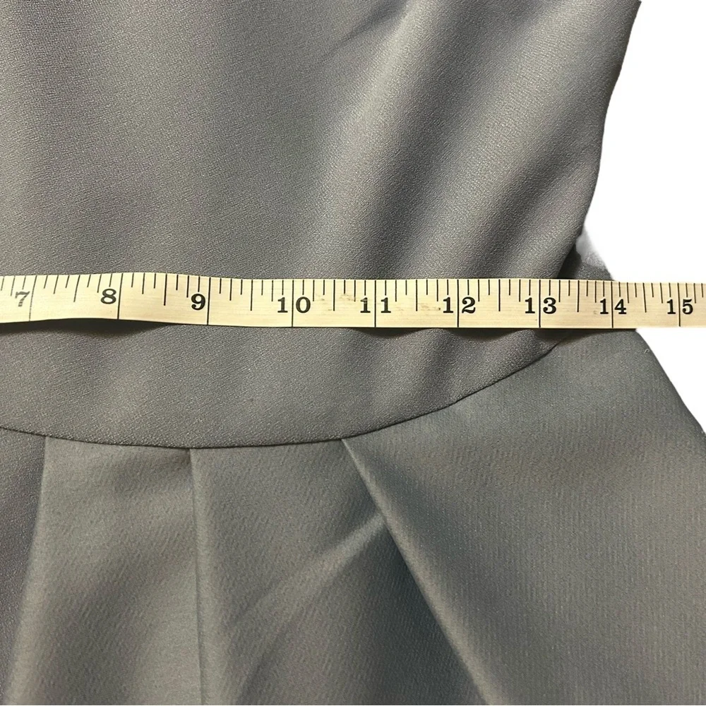 Banana Republic Sleeveless High‎ Low Gray Dress, Size 4